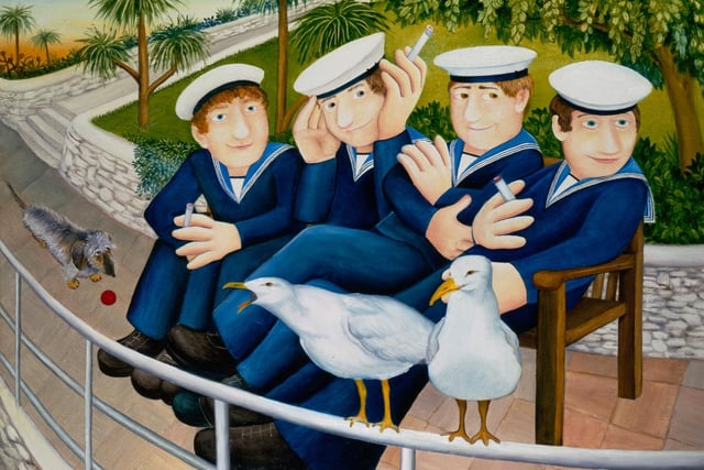 Beryl Cook's life-size sculptures bring joy to Plymouth streets