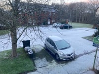 Woolwell wakes to snow and icy roads