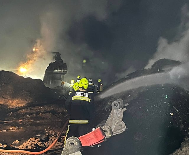 Modbury and Totnes amongst 13 fire crews called to compost fire