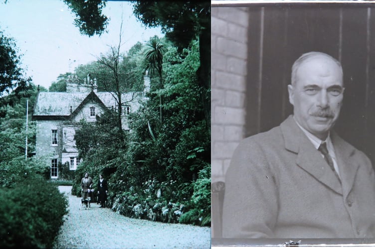 From Left: Ravensbury House, Portrait of Vernon MacAndrew - Copyright Dartmouth Museum