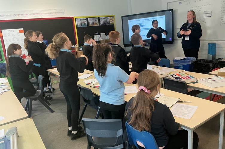 Dartmouth Academy pupils take part in Waste Action Day