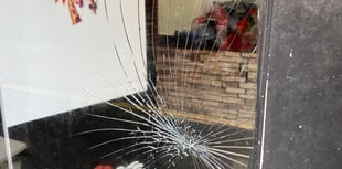“Not just our windows, but our hearts broken”  says takeaway owner