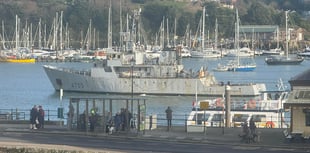 French Navy vessel FS Lion in Dartmouth