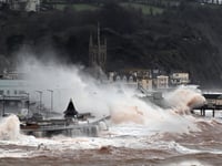 Road closures and widespread flooding as Storm Chandra batters Devon