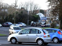 Overnight barriers work diverts traffic