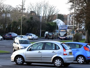 Overnight barriers work diverts traffic