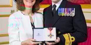 Rear Admiral Phil Game honoured with CBE at St James Palace