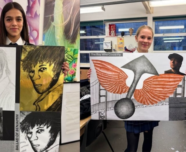Pupils channel creativity to explore impact of knife crime