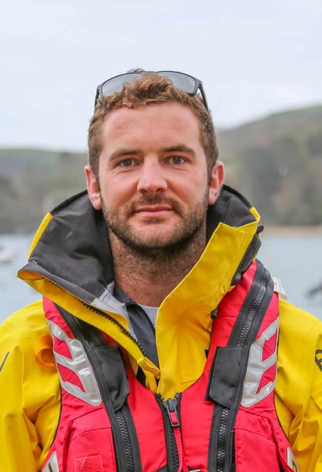 RNLI volunteer Andy Wheeler