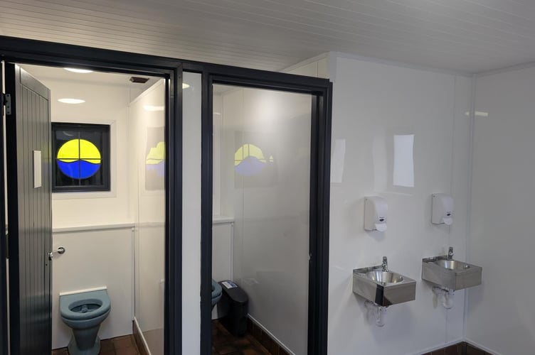 Refurbished public toilets at Steamer Quay in Totnes.