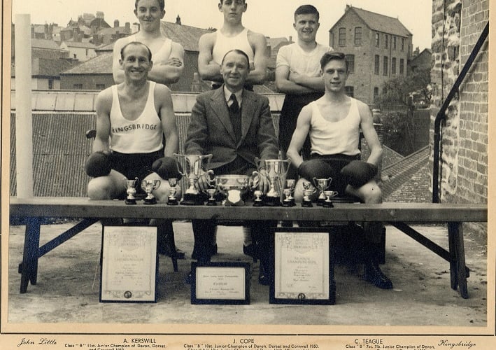 1949 - 50 Kingsbridge and District Amateur Boxing Club Team photo