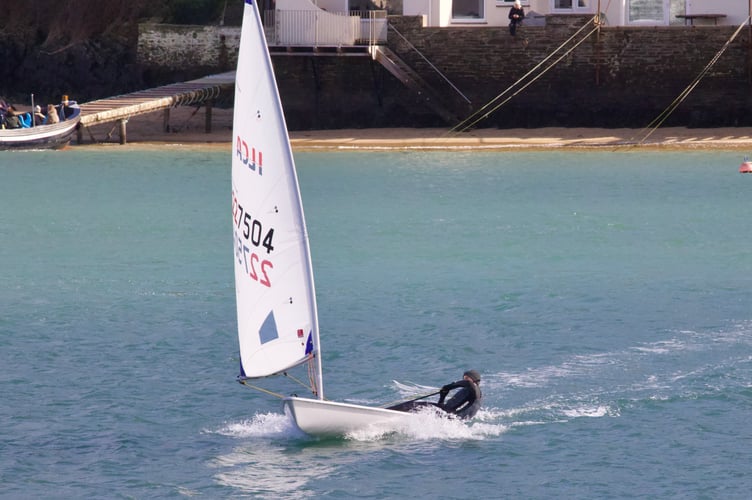 SYC race winner George Reynolds in action