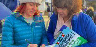 Support for Brixham homes protest petition