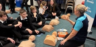 Dartmouth Academy students learn CPR in Jay's Aim workshops