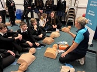 Dartmouth Academy students learn CPR in Jay's Aim workshops