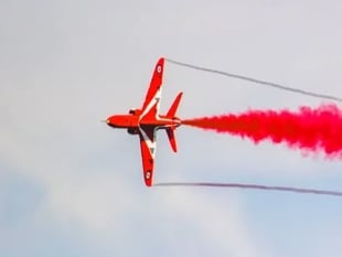 Red Arrows team cut to seven for English Riviera Airshow
