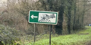 Is this the most talked about road sign in Devon?
