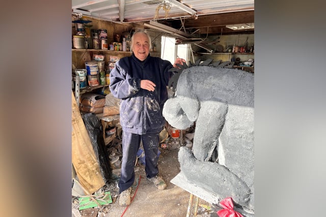 Artist celebrates Winnie the Pooh's milestone with new sculptures