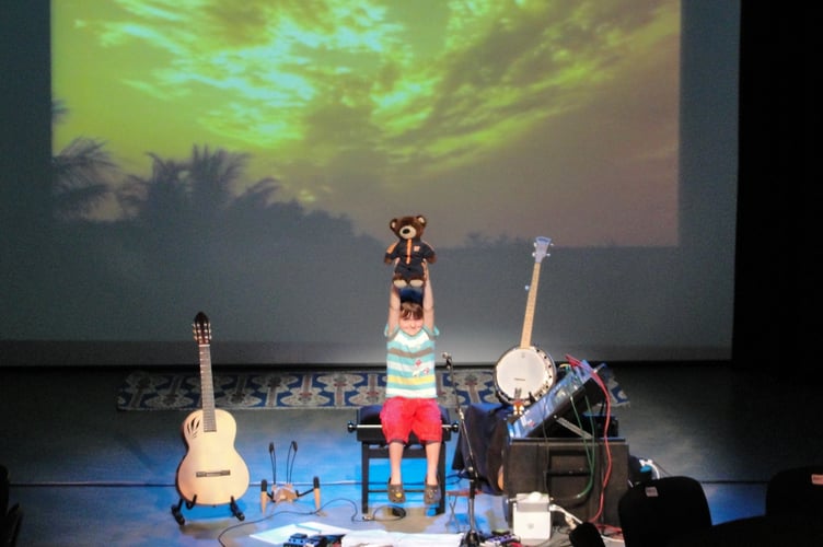 Richard and Louise's youngest musical child Felix from 2010 their last visit to The Flaval