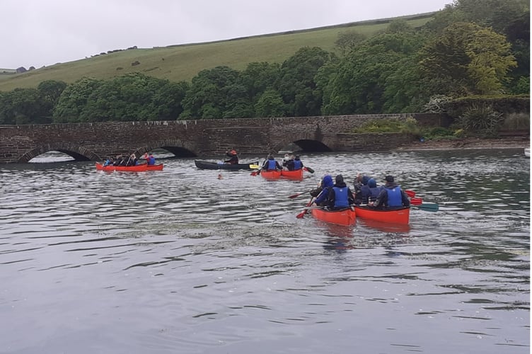 ‘Kids on Water’ at Bowcombe Bridge.