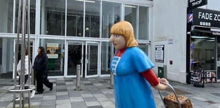 Beryl Cook's 'Hips and Chips' Joins Art Trail