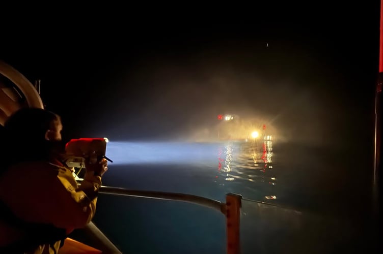 Salcombe's All-Weather Lifeboat in action