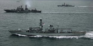 Royal Navy ships shadow Russian vessels in the Channel