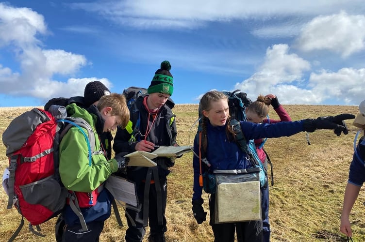Ivybridge pupils train for the Ten Tors Challenge