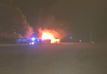 Firefighters tackle big fire at King Edward VI College