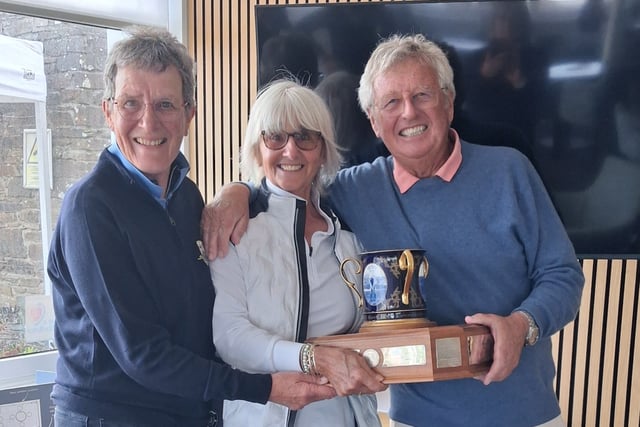 Peter and Tricia triumph in Thurlestone’s annual Foundation Trophy