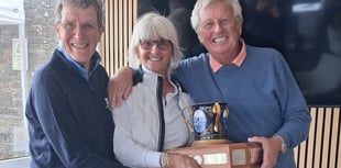 Peter and Tricia triumph in Thurlestone’s annual Foundation Trophy