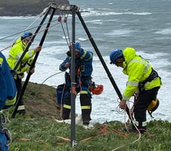 Children rescued from Challaborough cliffs in dramatic operation