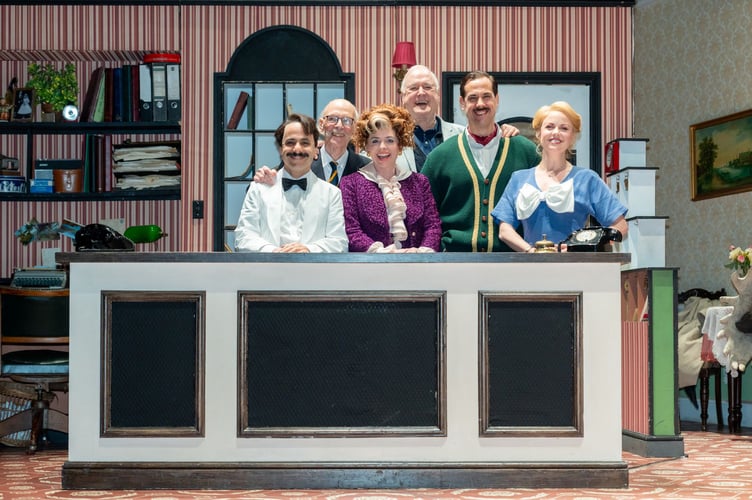 Checking in at Devon's most infamous hotel as John Cleese joins the cast of Fawlty Towers - The Play