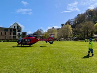 Child rescued after fall at South Sands