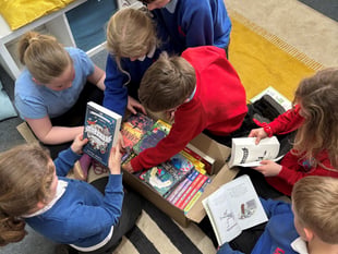 East Allington Primary School celebrates new library opening
