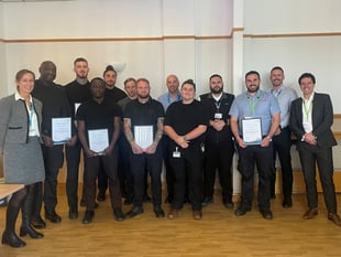 Hospital security team awarded for bravery after disarming armed man