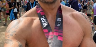 Emrhys completes London Marathon for Stroke Association