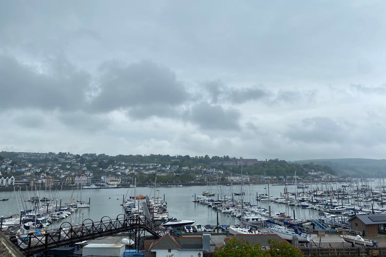 Looking out across Dartmouth from Kingswear