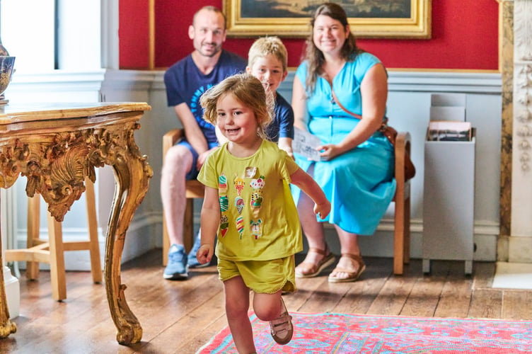 A family at Saltram House, Devon  ©National Trust Images Steve Sayers