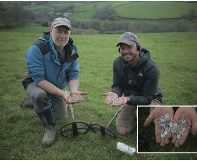 Largest silver Roman coin hoard found in Devon declared as treasure
