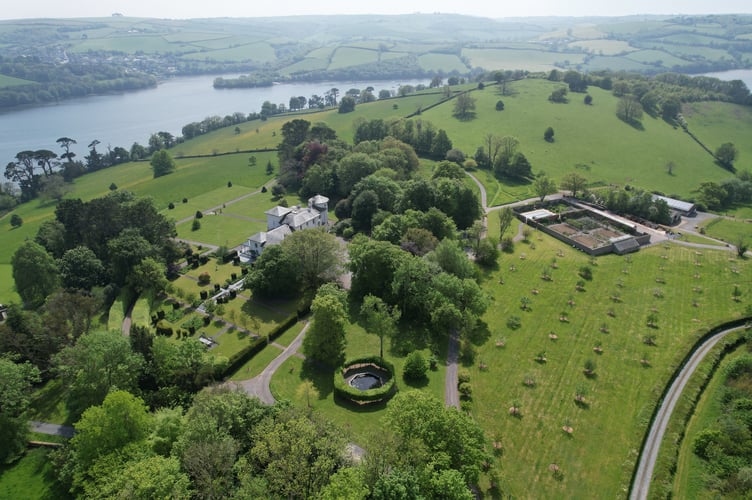 Sandridge Park Estate aerial view