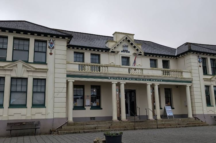 The former Dartmoor National Park Visitor Centre At Princetown. Image courtesy Google Street View