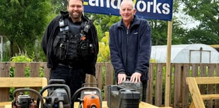 Police donate tools to Landworks charity