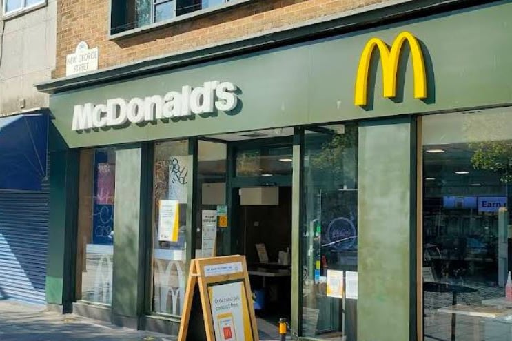 McDonalds restaurant in New George Street, Plymouth. Image courtesy: Google Street View