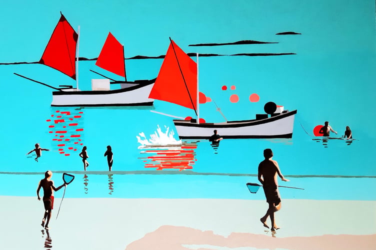 Mark Fielding 'Summer beach' 