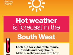 Heat health alert raised to Amber for South West