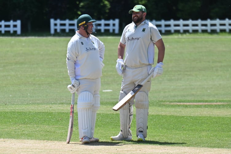 Devon Cricket League C Division West. Ipplepen 1st XI versus Cornwood 2nd XI. A 6 wicket win for Penns' who pipped their South Hams visitors score of 259/6 after 45 overs with 263/4 after 42.4 overs. Cornwood openers Robin Dart and Alex Robinson