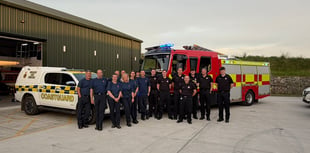 Kingsbridge Coastguard and Fire Service teams train together