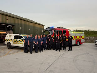 Kingsbridge Coastguard and Fire Service teams train together