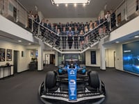 Ivybridge Community College students explore F1 at Williams Racing